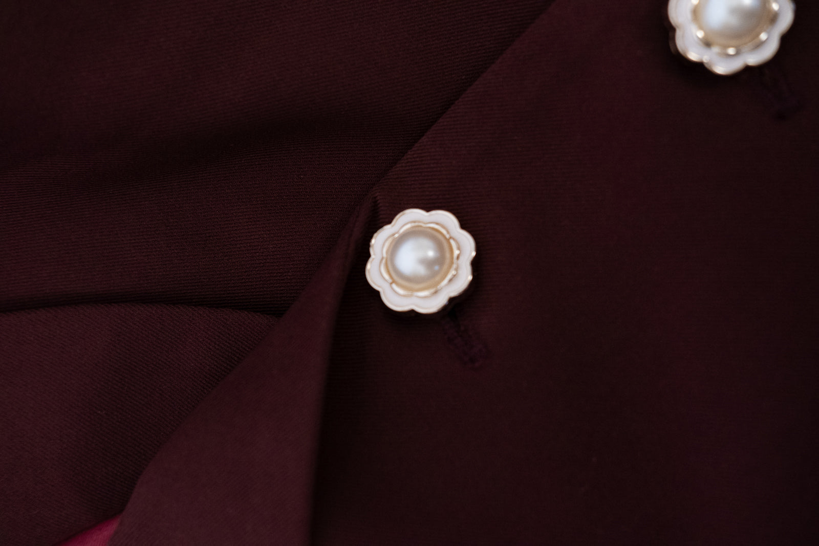 Ascot Vest Burgunder